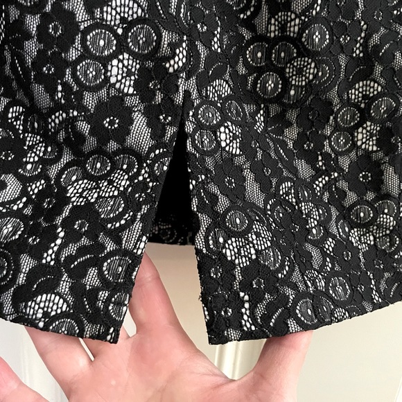 Lady Dutch XL fitted dress. Gold chain accents around neckline & hip area. - Picture 9 of 12